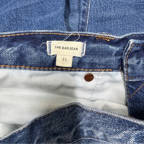 {Madewell} "The Dad Jean" Norwalk Blue High Rise Relaxed Straight Leg Jeans - Picture 5 of 8